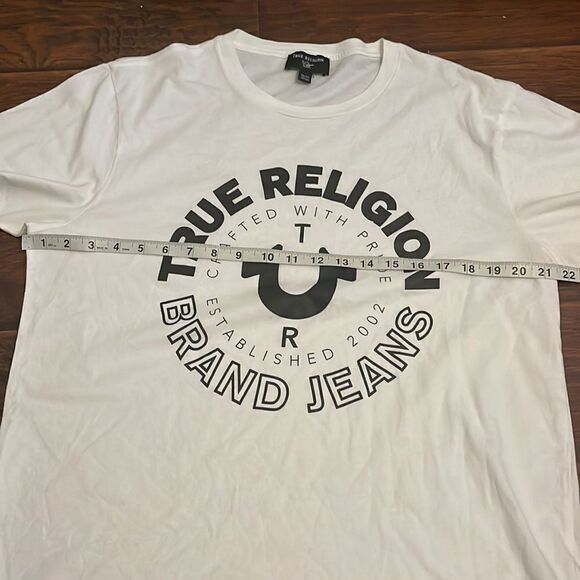 True Religion White Graphic Shirt - Picture 5 of 9